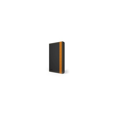 Ziron LY027 funda para tablet 17,8 cm (7") Folio Negro, Naranja