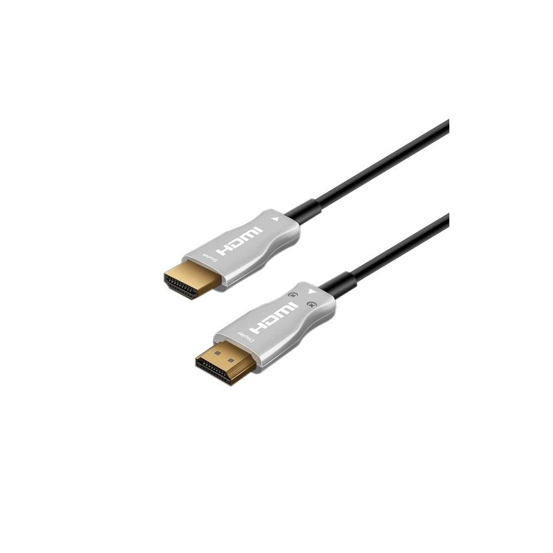 Ewent EC1355 HDMI, 20 m cable HDMI HDMI tipo A (Estándar) 2 x HDMI Type A (Standard) Negro, Plata