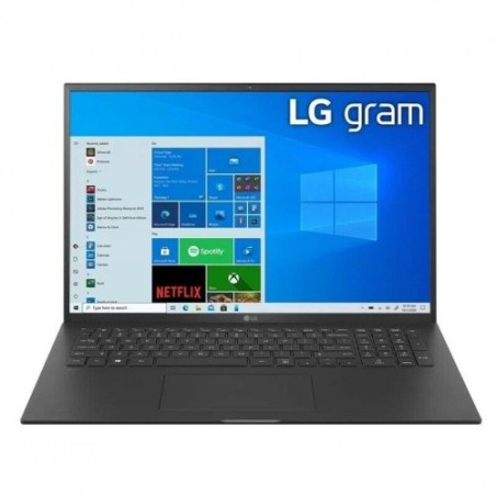 LG 16Z90P-G.AA88B ordenador portatil Portátil 40,6 cm (16") WQXGA Intel® Core™ i7 16 GB LPDDR4x-SDRAM 512 GB SSD Wi-Fi 6 (802.11ax) Windows 10 Home Negro