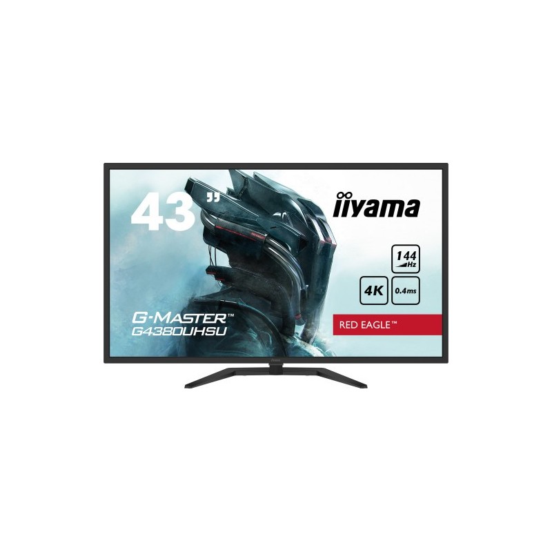 iiyama G-MASTER G4380UHSU-B1 pantalla para PC 108 cm (42.5") 3840 x 2160 Pixeles 4K Ultra HD LED Negro