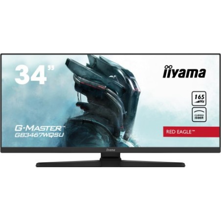 iiyama G-MASTER GB3467WQSU-B1 pantalla para PC 86,4 cm (34") 3440 x 1440 Pixeles UltraWide Quad HD LED Negro