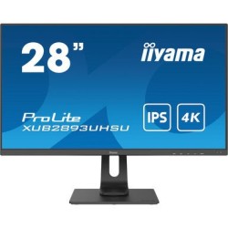 iiyama ProLite XUB2893UHSU-B1 pantalla para PC 71,1 cm (28") 3840 x 2160 Pixeles 4K Ultra HD LED Negro