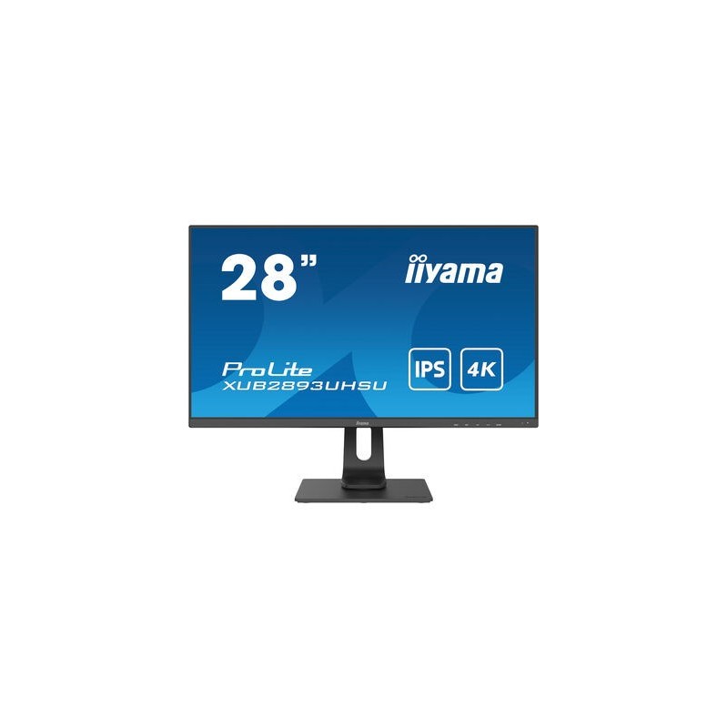 iiyama ProLite XUB2893UHSU-B1 pantalla para PC 71,1 cm (28") 3840 x 2160 Pixeles 4K Ultra HD LED Negro