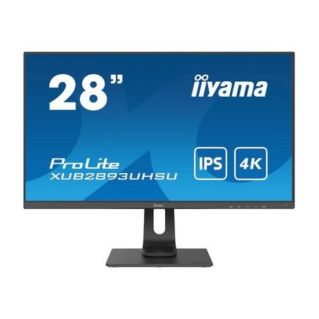 iiyama ProLite XUB2893UHSU-B1 pantalla para PC 71,1 cm (28") 3840 x 2160 Pixeles 4K Ultra HD LED Negro