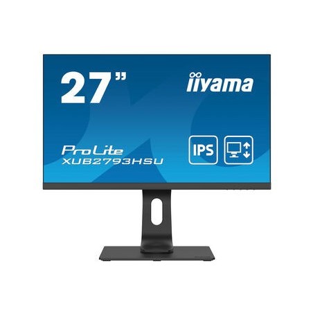 iiyama ProLite XUB2793HSU-B4 pantalla para PC 68,6 cm (27") 1920 x 1080 Pixeles Full HD LED Negro
