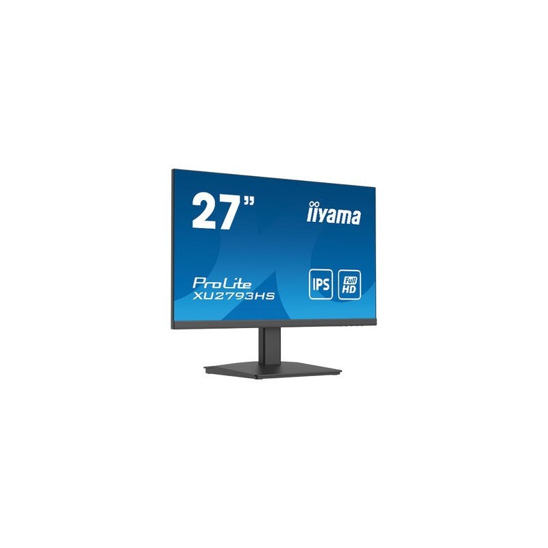 MONITOR IIYAMA 27" FULLHD ProLite XU2793HS-B4, 1920 x 1080, 4MS, 75HZ, ALT, INCL, USB HDMI