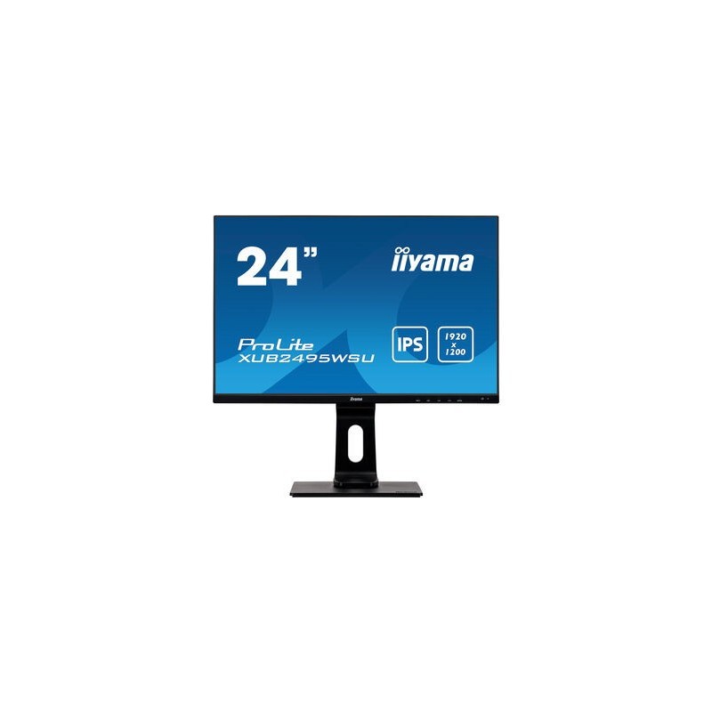 iiyama ProLite XUB2495WSU-B3 pantalla para PC 61,2 cm (24.1") 1920 x 1200 Pixeles WUXGA LED Negro
