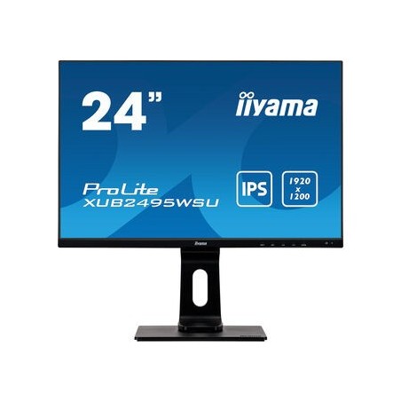 iiyama ProLite XUB2495WSU-B3 pantalla para PC 61,2 cm (24.1") 1920 x 1200 Pixeles WUXGA LED Negro