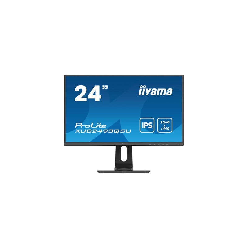 iiyama ProLite XUB2493QSU-B1 pantalla para PC 60,5 cm (23.8") 2560 x 1440 Pixeles Wide Quad HD LED Negro