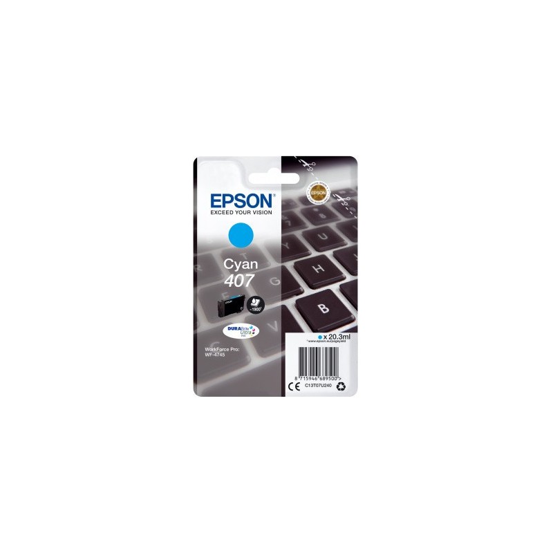 Epson WF-4745 cartucho de tinta 1 pieza(s) Original Alto rendimiento (XL) Cian