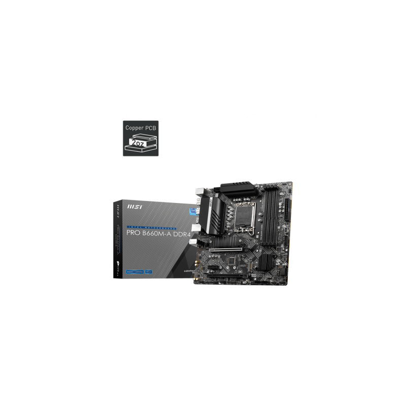 MSI PRO H610M-G DDR4 placa base Intel H610 LGA 1700 micro ATX