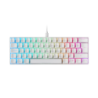 Mars Gaming MKMINIWBES Blanco Teclado Mecánico RGB Ultra-Compacto Switch Azul ES