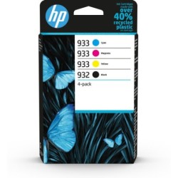 HP Paquete de 4 tintas Originales 932 negro y 933 cian/magenta/amarillo