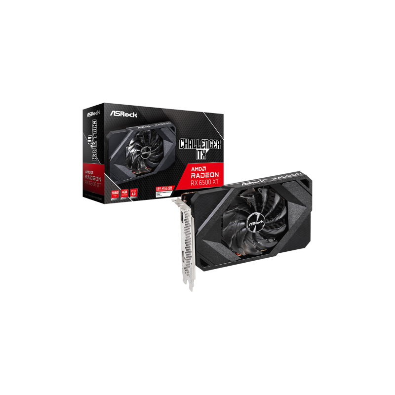 Asrock Challenger RX 6500 XT ITX 4GB AMD Radeon RX 6500 XT GDDR6