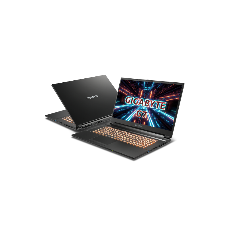 Gigabyte G7 GD Portátil 43,9 cm (17.3") Full HD Intel® Core™ i5 16 GB DDR4-SDRAM 512 GB SSD NVIDIA GeForce RTX 3050 Wi-Fi 6 (802.11ax) Windows 11 Negro