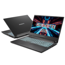 Gigabyte G series G5 GD Netbook 39,6 cm (15.6") Full HD Intel® Core™ i5 16 GB DDR4-SDRAM 512 GB SSD NVIDIA GeForce RTX 3050 Wi-Fi 6 (802.11ax) Windows 11 Negro