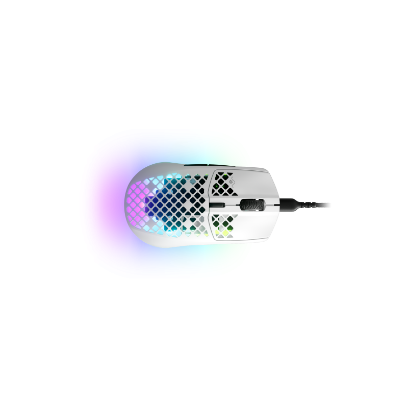 Steelseries Aerox 3 ratón mano derecha USB Tipo C Óptico 8500 DPI