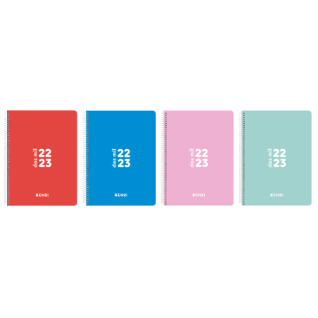 AGENDA ESCOLAR 2022-2023 TAPA POLIPROPILENO ENRITEENS 4º (15X21CM)DIA PAGINA ENRI 400160887