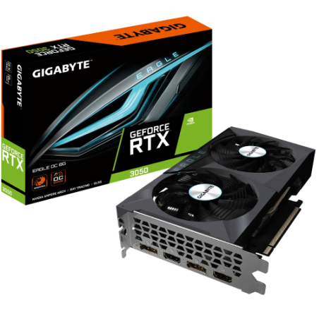 Gigabyte GeForce RTX 3050 EAGLE OC 8G NVIDIA 8 GB GDDR6