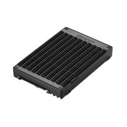 QNAP QDA-UMP4 caja para disco duro externo Caja externa para unidad de estado sólido (SSD) Negro 2.5"