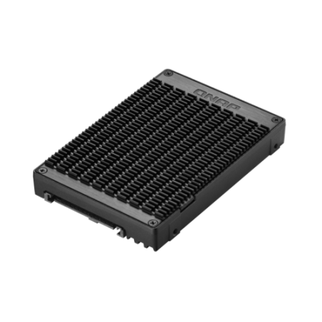 QNAP QDA-UMP4 caja para disco duro externo Caja externa para unidad de estado sólido (SSD) Negro 2.5"