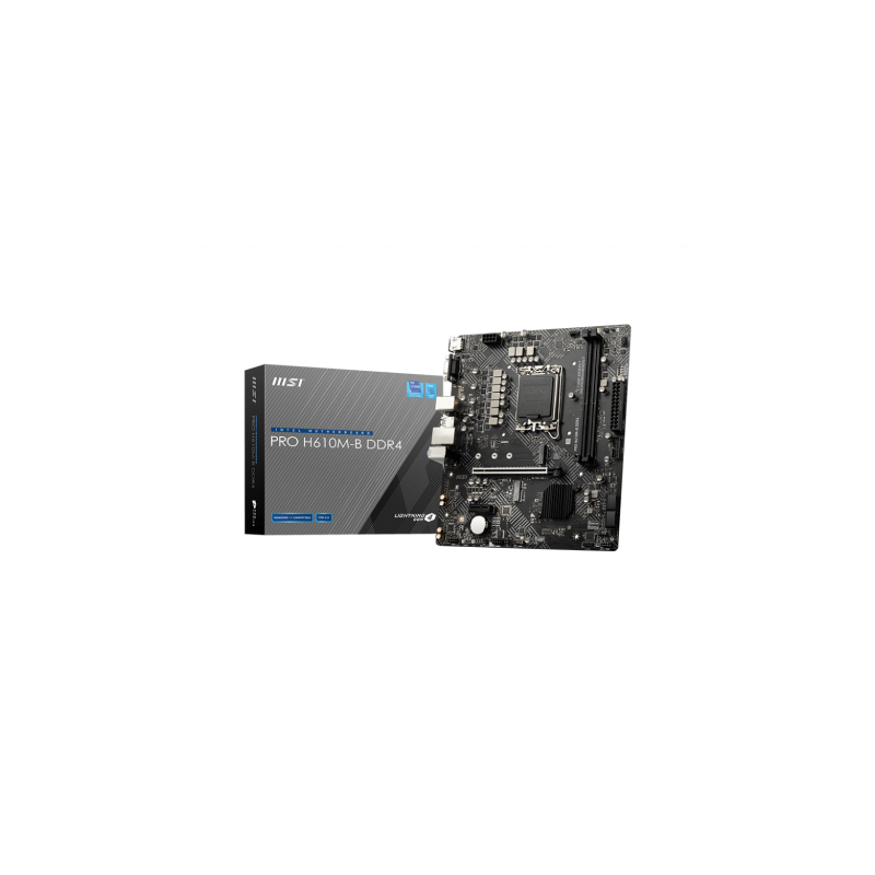 MSI MB PRO H610M-B DDR4 Intel H610 LGA 1700 micro ATX