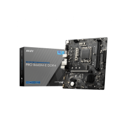 MSI MB PRO B660M-E DDR4 Intel B660 LGA 1700 micro ATX
