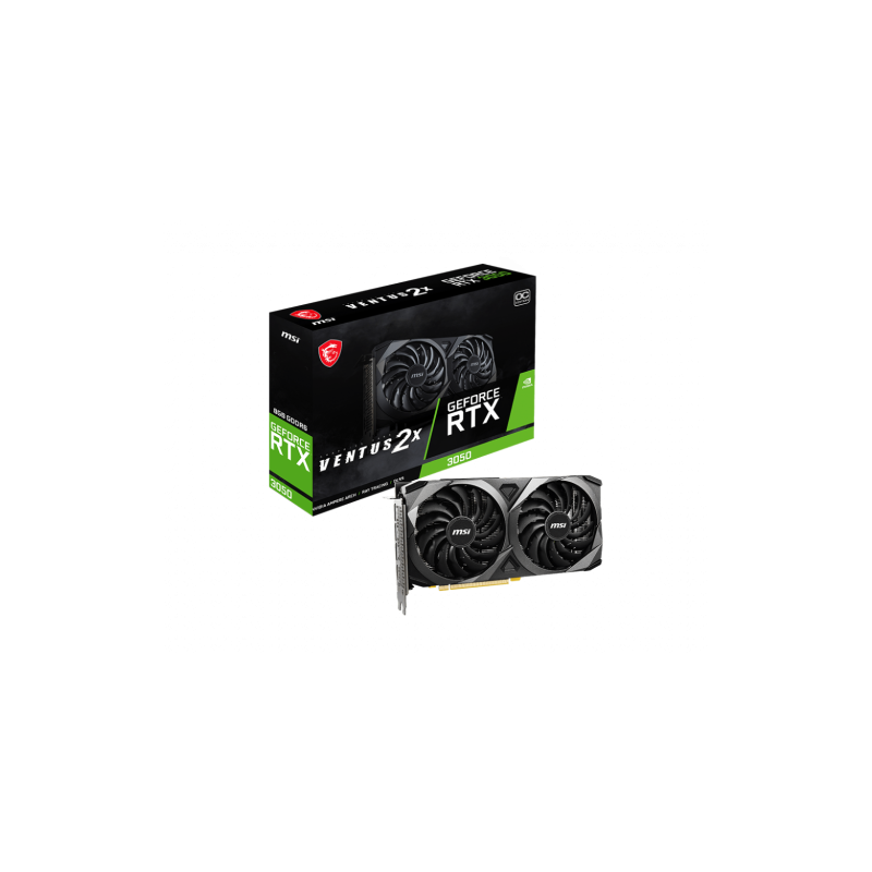 MSI GeForce RTX 3050 VENTUS 2X 8G OC NVIDIA 8 GB GDDR6