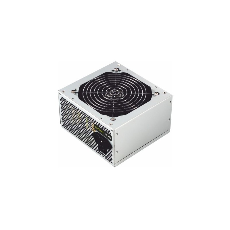 TooQ FUENTE ATX 500W PFC COOLER 12CM SILENCIOSO CAJA RETAIL COLOR PLATA
