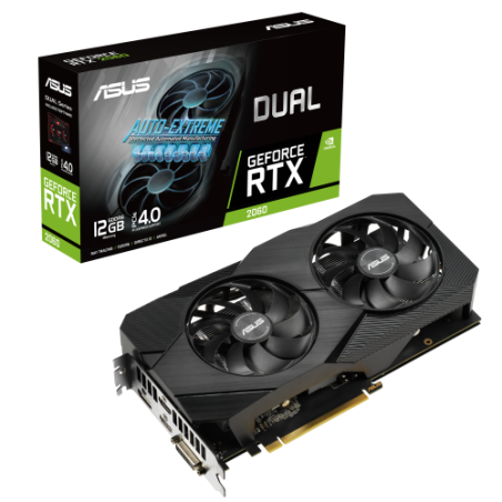 ASUS Dual -RTX2060-12G-EVO NVIDIA GeForce RTX 2060 12 GB GDDR6
