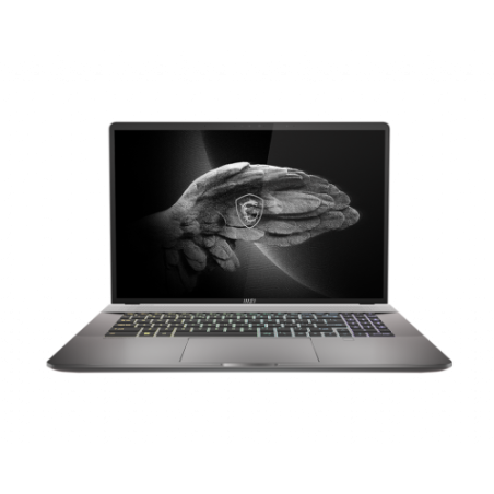 MSI Creator Z17 A12UHT-039ES Portátil 43,2 cm (17") Pantalla táctil Quad HD+ Intel® Core™ i7 32 GB DDR5-SDRAM 1000 GB SSD NVIDIA GeForce RTX 3080 Wi-Fi 6E (802.11ax) Windows 11 Home Gris