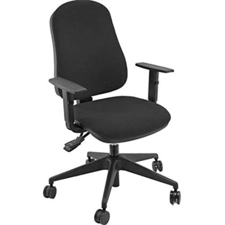 SILLA OPERATIVA TÍBER NEGRA REPOSABRAZOS AJUSTABLES UNISIT SISY/BR/EN