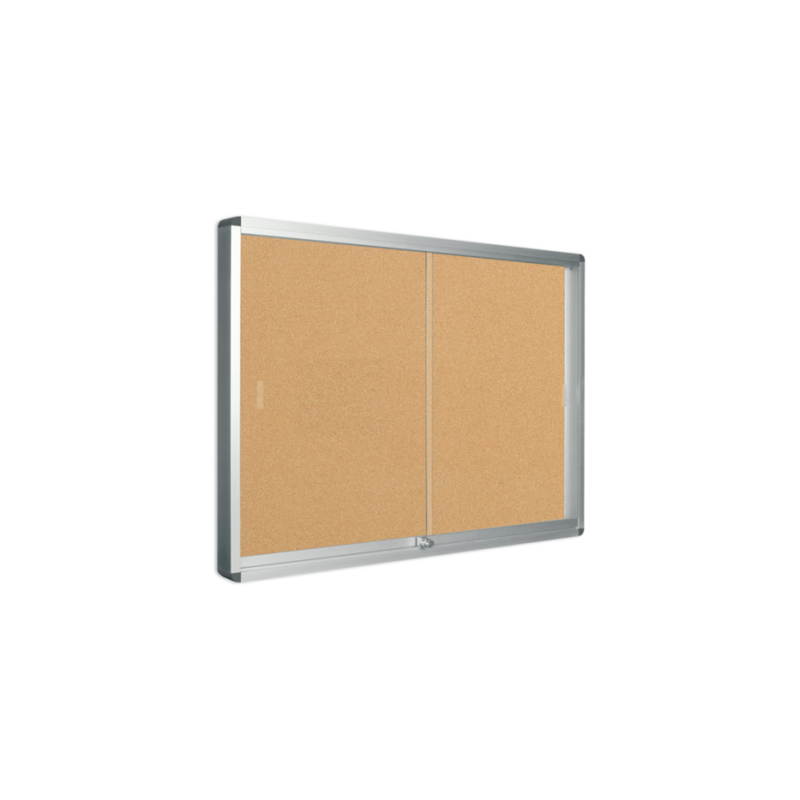 Bi-Office Exhibit tablón para notas Interior Madera Aluminio