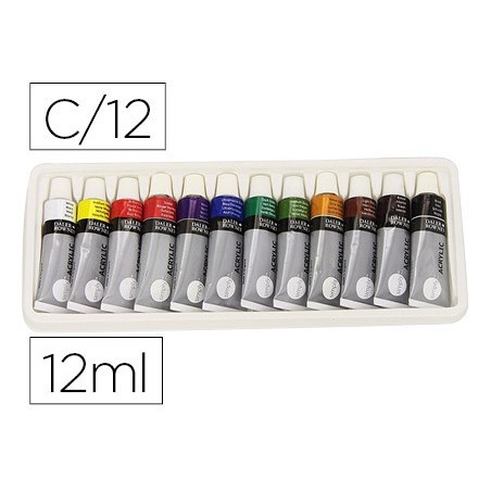 SET PINTURA ACRÍLICA 12X 12ML SIMPLY DALER ROWNEY D126500012