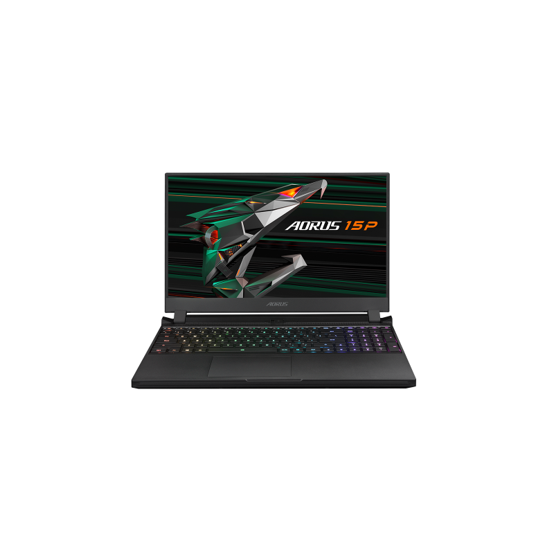 Gigabyte AORUS 15P XD-73PT324SH Portátil 39,6 cm (15.6") Full HD Intel Core i7 16 GB DDR4-SDRAM 1000 GB SSD NVIDIA GeForce RTX 3070 Wi-Fi 6 (802.11ax) Windows 10 Home Negro