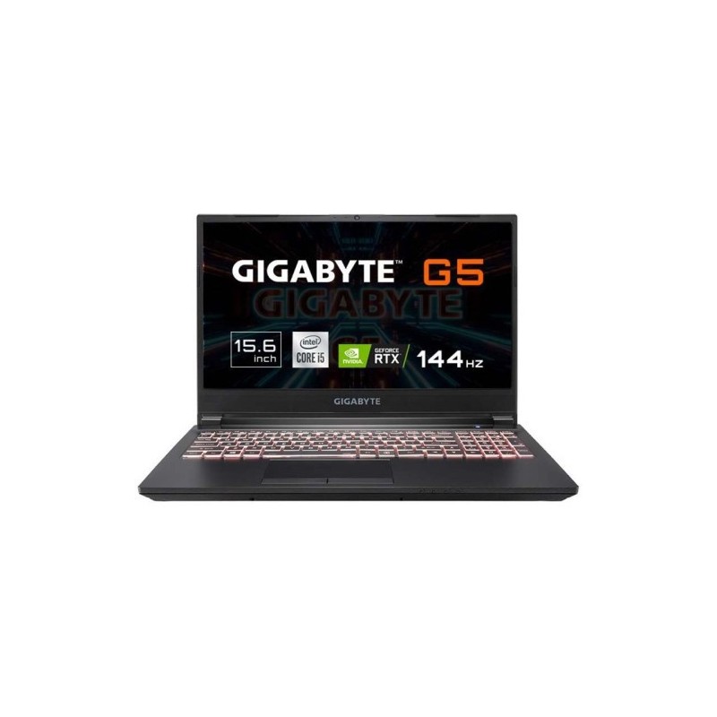 (PT) GIGABYTE PORTATIL G5 MD-51PT123SD,i5-11400H,16GB,SSD 512GB,15.6" 144 FHD,RTX 3050TI/4GB,NO ODD,SIN OS