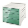 BUC 4 CAJONES (2 GRANDES 2 PEQUEÑOS) COLOUR'BREEZ VERDE ESSELTE 626285