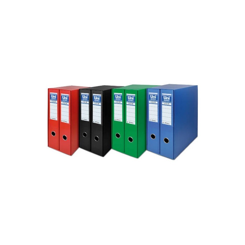 MODULO 2 ARCHIVADORES PALANCA 65 COLOR AZUL UNISYSTEM COLOR 17231030