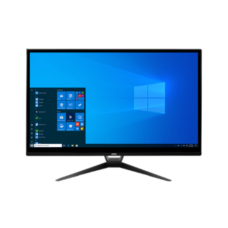 MSI PRO 22XT 10M-444EU Intel® Core™ i3 54,6 cm (21.5") 1920 x 1080 Pixeles Pantalla táctil 8 GB DDR4-SDRAM 256 GB SSD PC todo en uno Windows 11 Pro Wi-Fi 5 (802.11ac) Negro