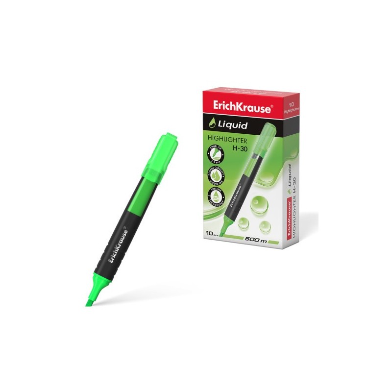 ErichKrause H-30 marcador 10 pieza(s) Punta de cincel Verde