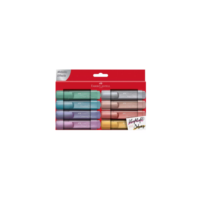 PACK 8 MARCADORES TEXTLINER 1546 FABER CASTELL 154689