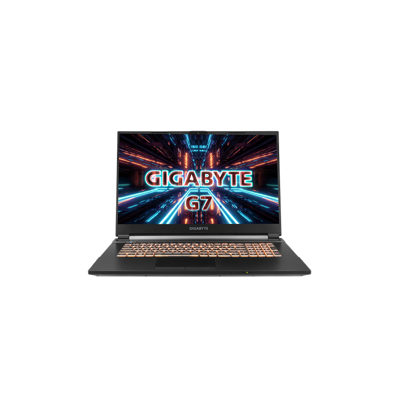 Gigabyte G7 KC-8ES1130SH Portátil 43,9 cm (17.3") Full HD Intel® Core™ i7 de 10ma Generación 16 GB DDR4-SDRAM 512 GB SSD NVIDIA GeForce RTX 3060 Wi-Fi 6 (802.11ax) Windows 10 Home Negro