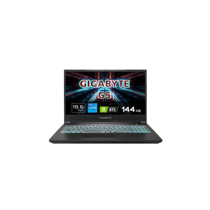 GIGABYTE PORTATIL G5 MD-51ES121SD,i5-11400H,16GB,SSD 512GB (GEN3),15.6" 144 FHD,RTX 3050TI/4GB,NO ODD,SIN OS