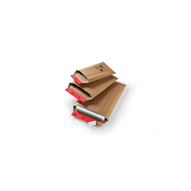 CAJA 100 BOLSAS COLOMPAC CARTON CORRUGADO EXTRA FUERTE 267x357mm FUELLE 50MM COLOMPAC 149209