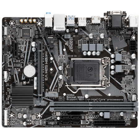 Gigabyte H410M S2H V3 placa base Intel H510 LGA 1200 micro ATX