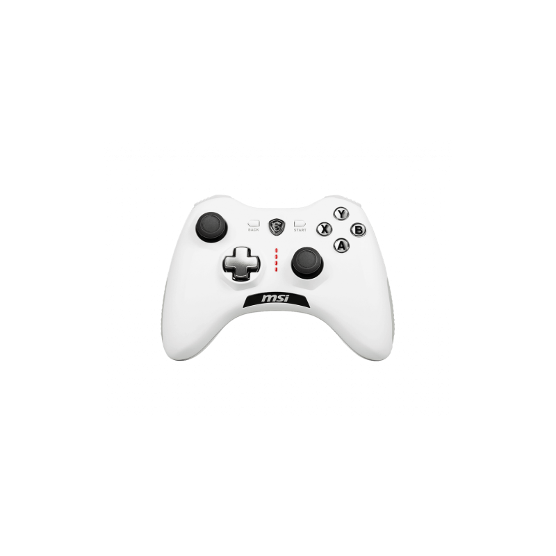 MSI Force GC20 V2 Blanco USB 2.0 Gamepad Analógico/Digital Android, PC