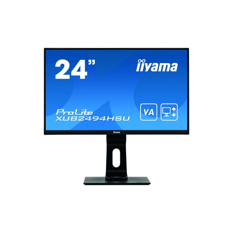 iiyama ProLite XUB2494HSU-B1 pantalla para PC 60,5 cm (23.8") 1920 x 1080 Pixeles Full HD Negro