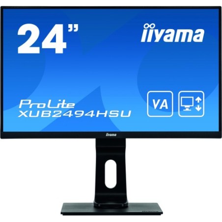 iiyama ProLite XUB2494HSU-B1 pantalla para PC 60,5 cm (23.8") 1920 x 1080 Pixeles Full HD Negro