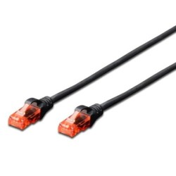 Ewent EW-6U-030 cable de red Negro 3 m Cat6 U/UTP (UTP)