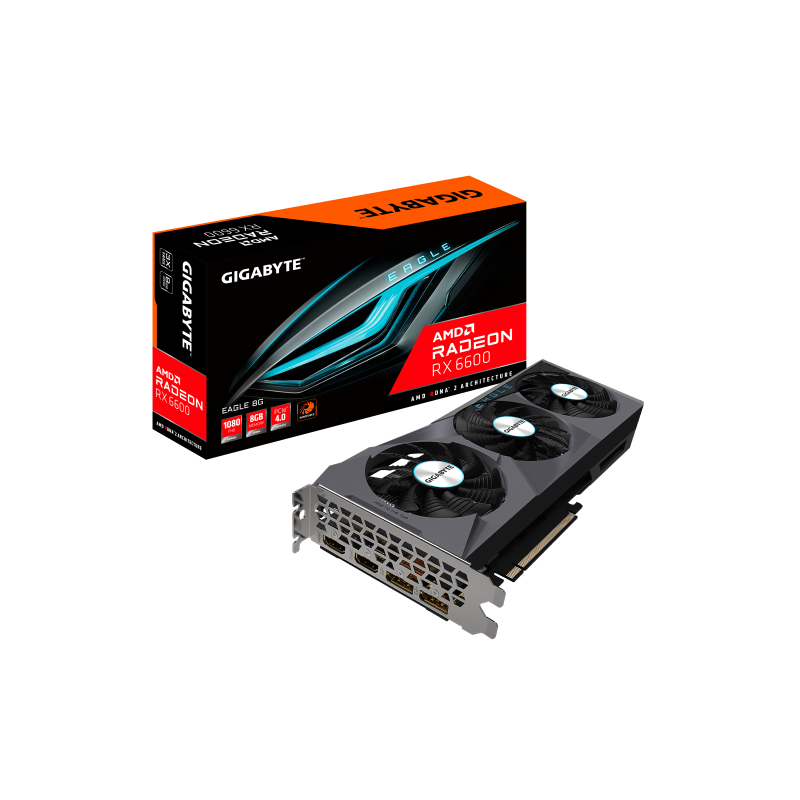 Gigabyte Radeon RX 6600 EAGLE 8G AMD 8 GB GDDR6